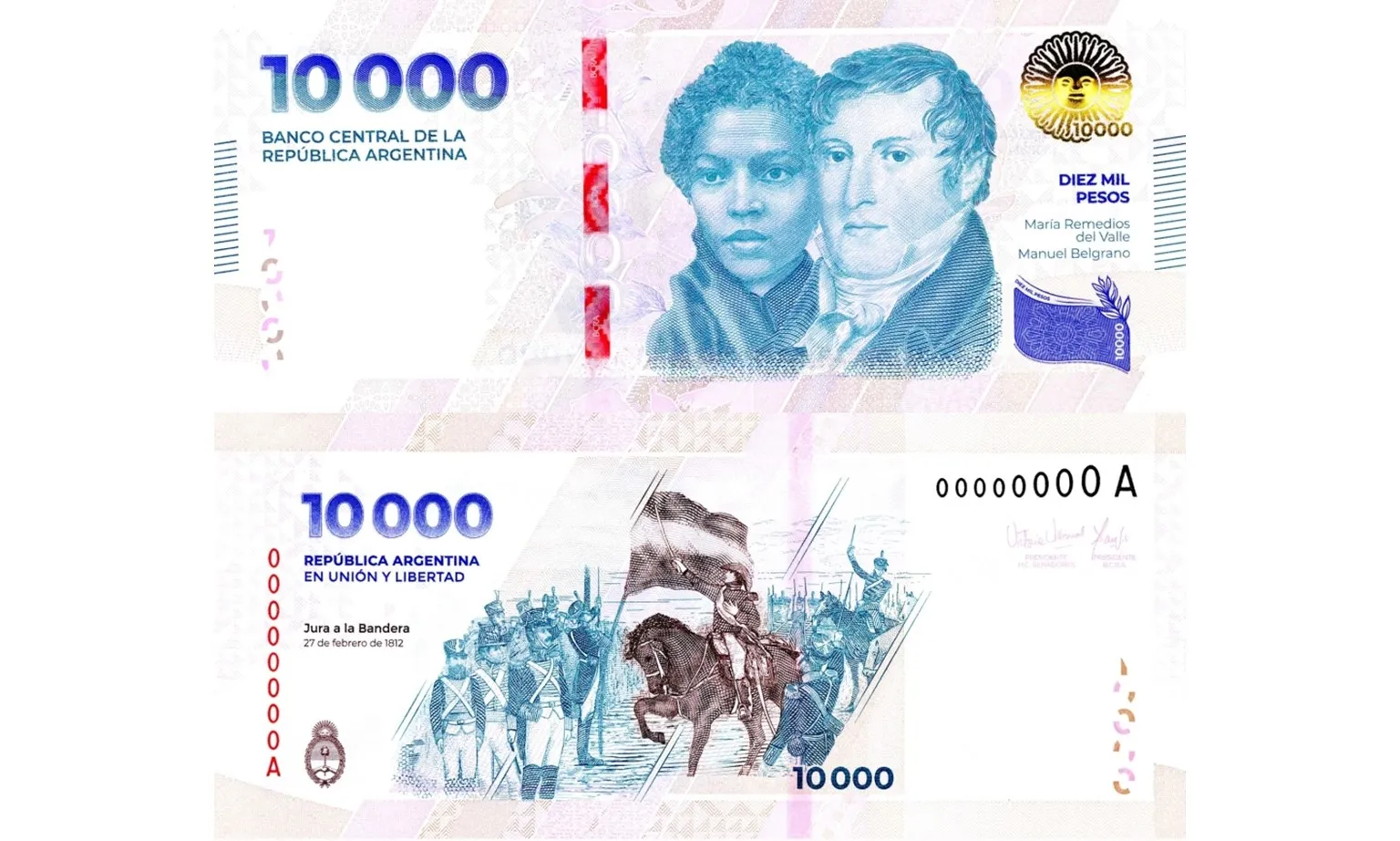 Lạm phát tăng cao, Argentina in tiền mệnh giá lớn - 10.000 peso