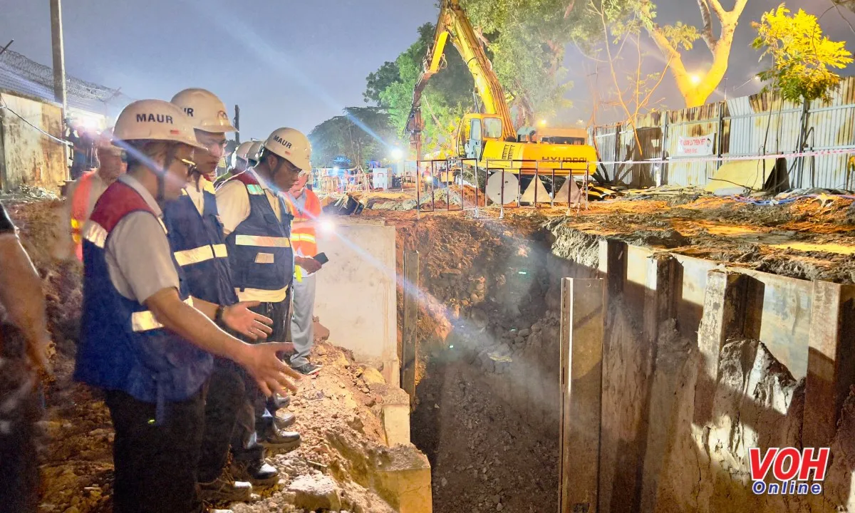 Khẩn trương di dời hạ tầng kỹ thuật metro số 2 trước mùa mưa