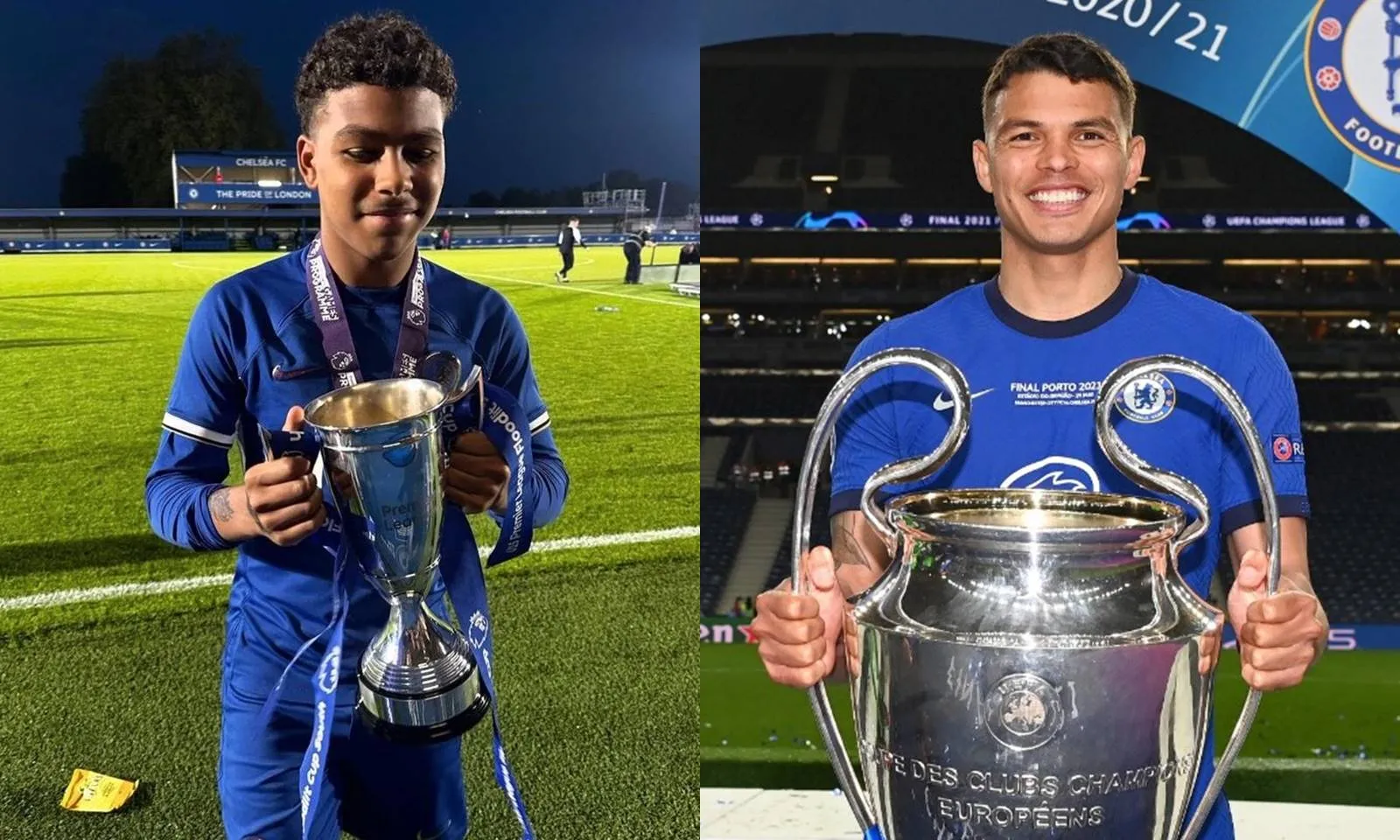 Hổ phụ sinh hổ tử: Con trai Thiago Silva giúp Chelsea vô địch giải trẻ Ngoại hạng Anh