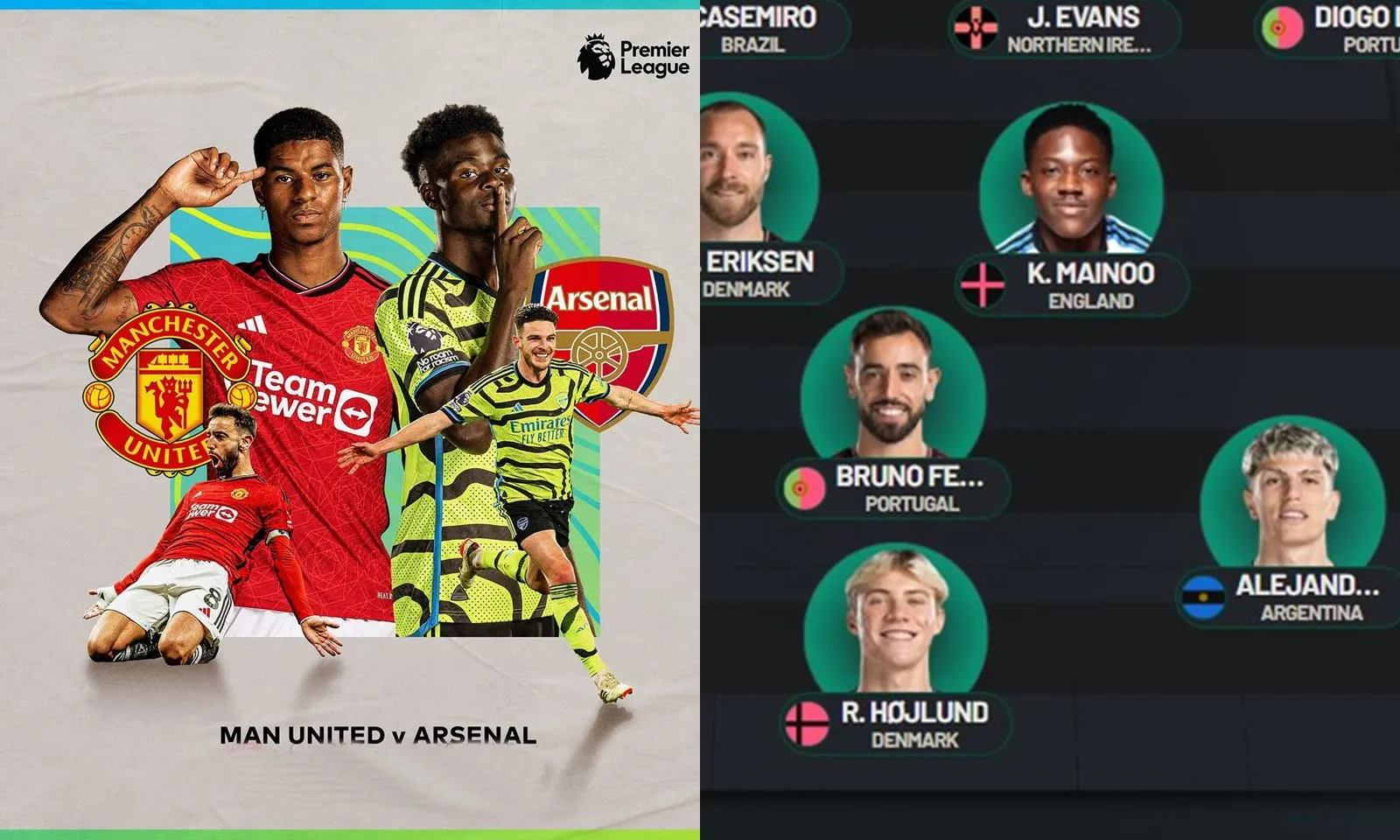 Đội hình dự kiến MU vs Arsenal: Bruno Fernandes báo tin vui | Số phận Ten Hag trong tay Arteta 