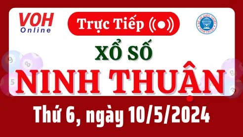 XSNT 10/5 - Kết quả xổ số Ninh Thuận hôm nay thứ 6 ngày 10/5/2024