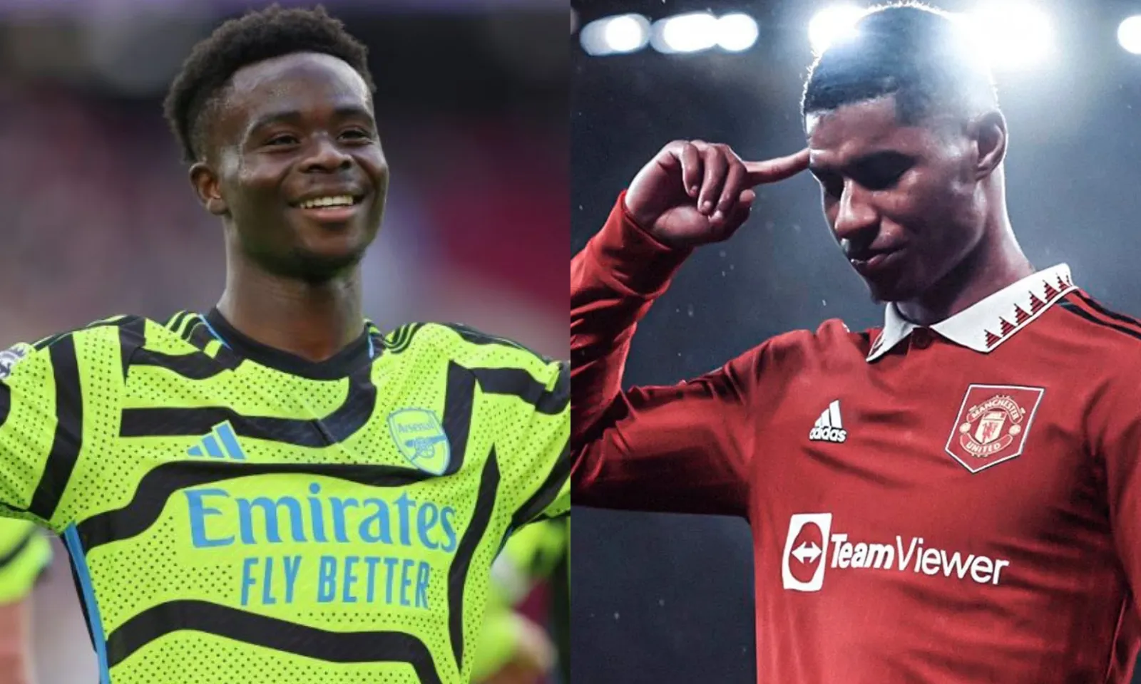 Đại chiến MU vs Arsenal: Duyên diệt quỷ của Saka | Hung thần Rashford tái xuất