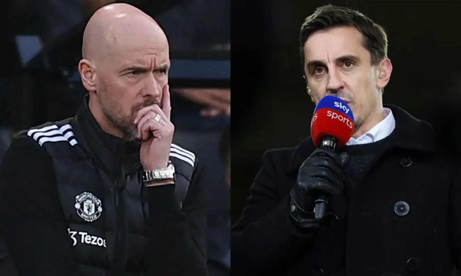 Ngược số đông, Gary Neville chỉ thẳng lý do MU nên giữ lại Ten Hag