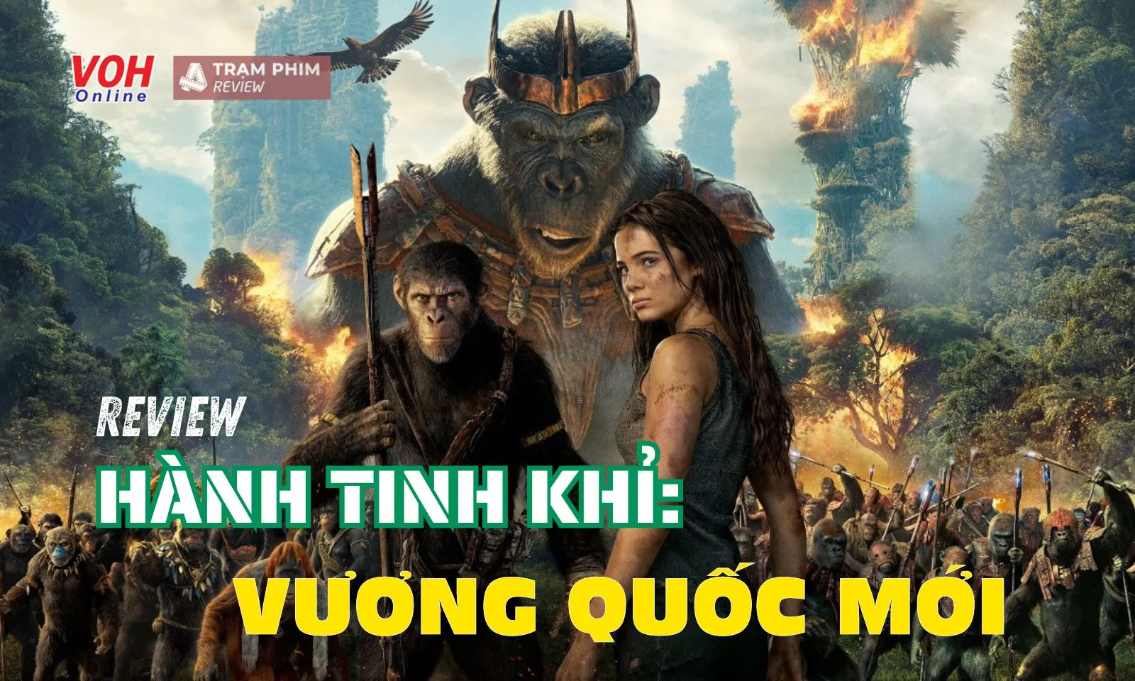 Review Hành Tinh Khỉ: Vương Quốc Mới: hay nếu không gắn mác “phim bom tấn” 