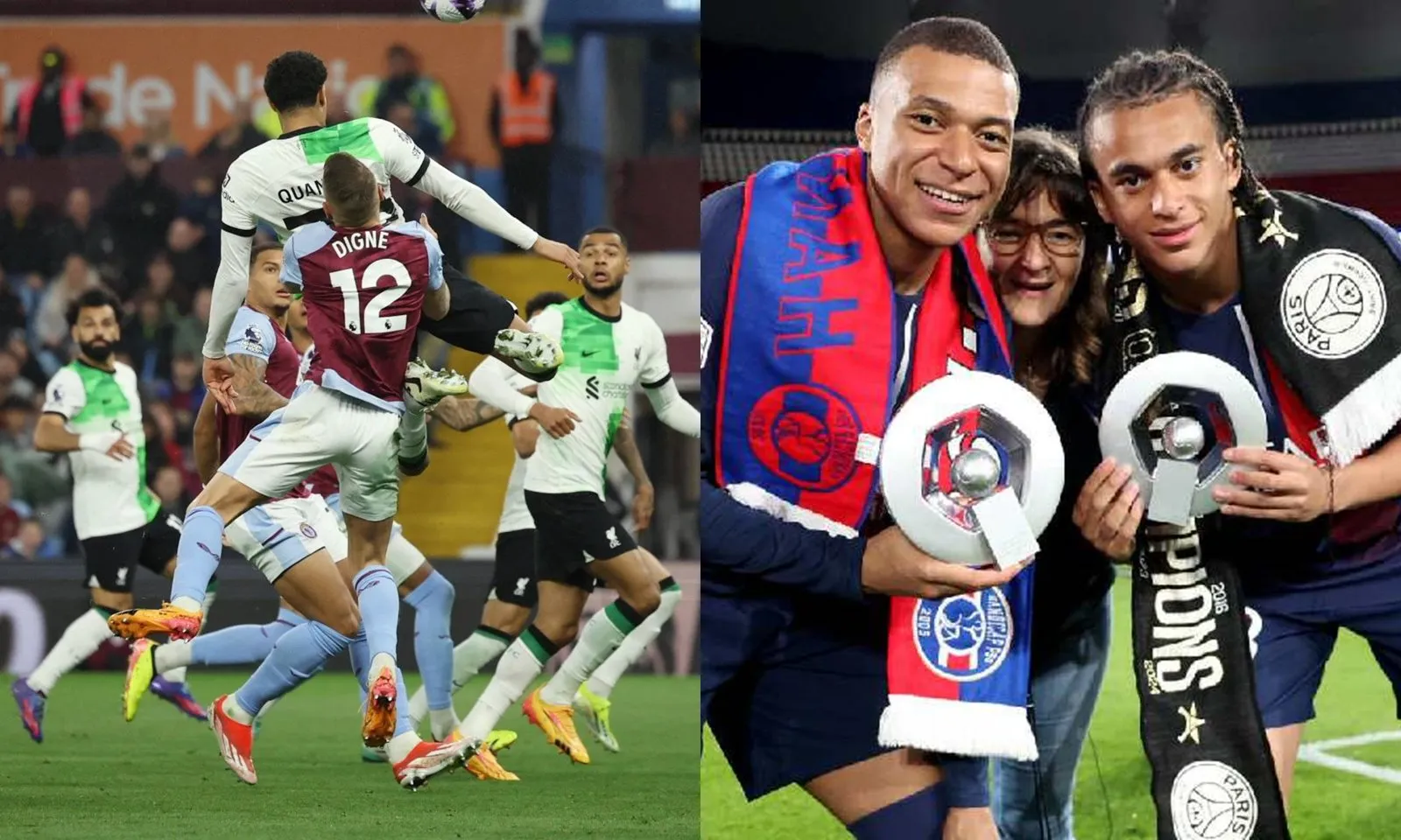 Điểm tin bóng đá 14/5: Liverpool hòa thất vọng trước Aston Villa | Chủ tịch PSG ẩu đả với Mbappe