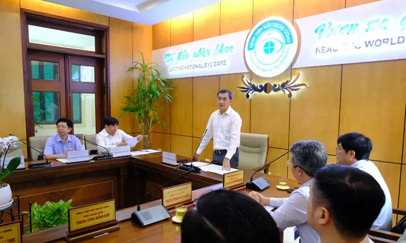 PGS.TS Phạm Ngọc Đông được giao phụ trách điều hành Bệnh viện Mắt Trung ương