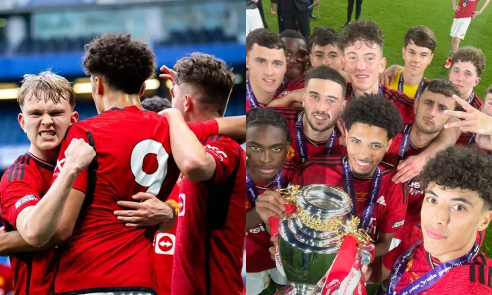 Đánh bại U18 Chelsea, U18 MU hoàn tất cú ăn 3 danh hiệu