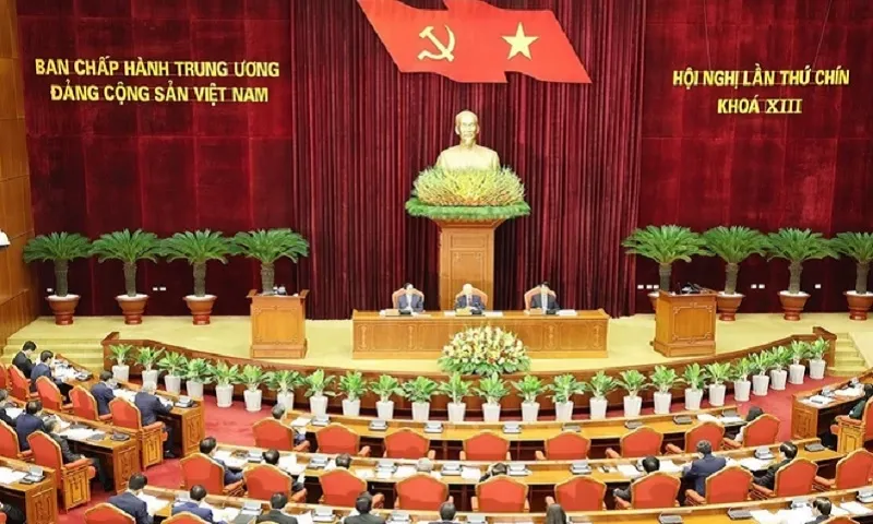 Nội dung ngày làm việc thứ nhất Hội nghị Trung ương 9 khóa XIII