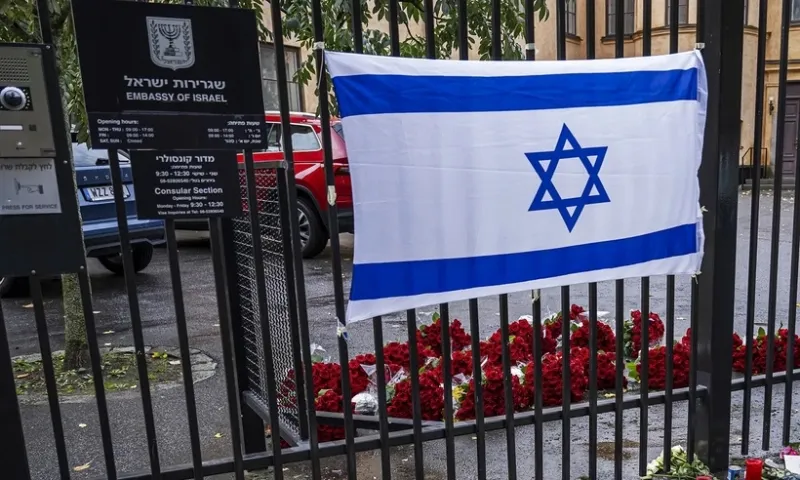 Thuỵ Điển: Nổ súng gần Đại sứ quán Israel tại Stockholm