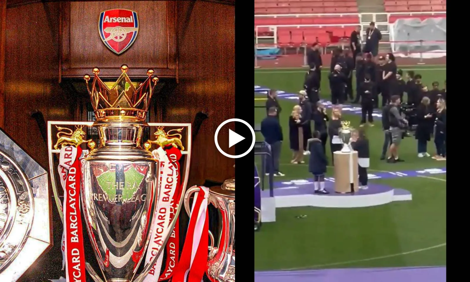 VIDEO: Arsenal diễn tập lễ trao cúp vô địch Ngoại hạng Anh