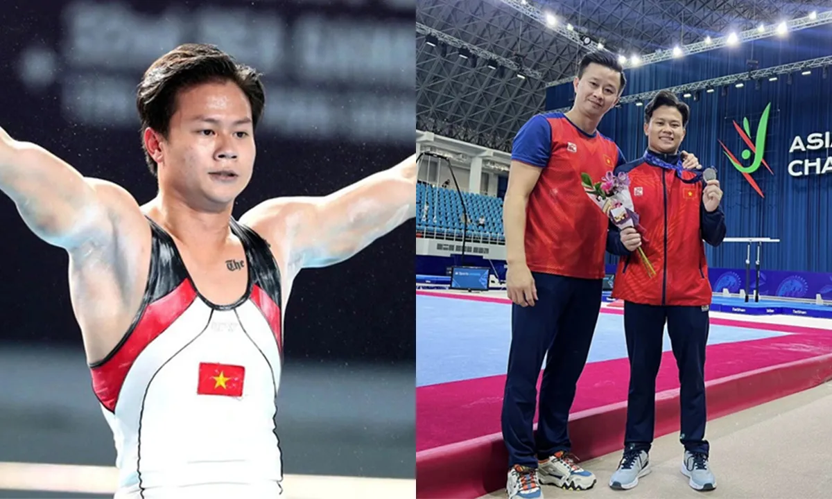 Nguyễn Văn Khánh Phong giành HCB thể dục dụng cụ châu Á, tiếc không có vé dự Olympic Paris 2024