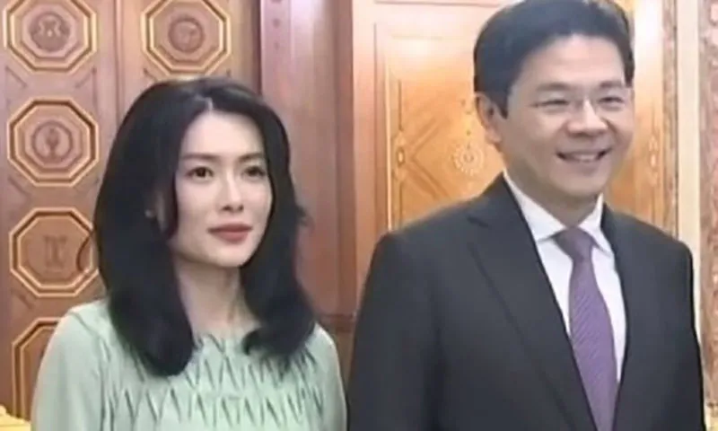 Vợ chồng tân Thủ tướng singapore 