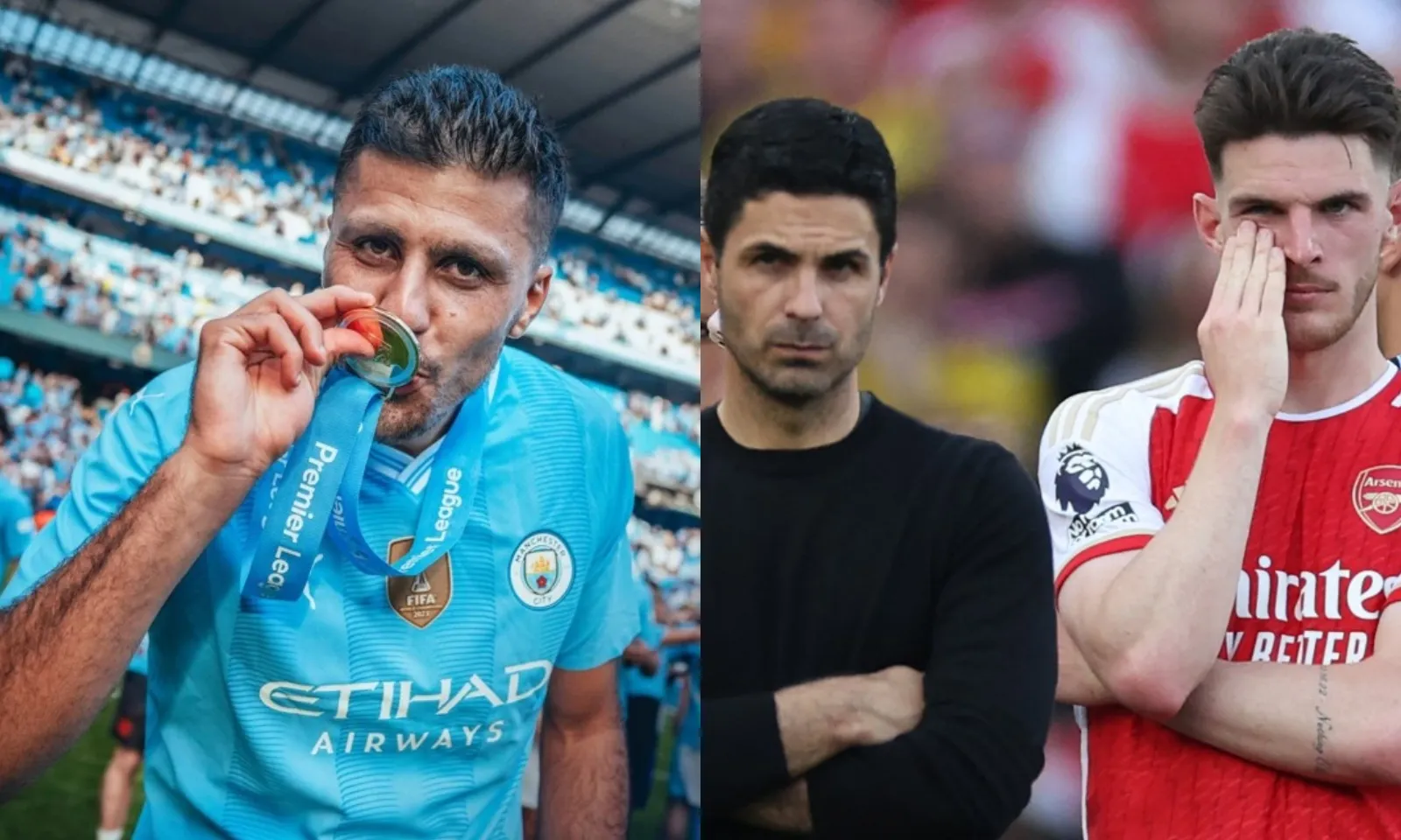 Rodri chê Arsenal mắc sai lầm chí tử: Man City không như họ