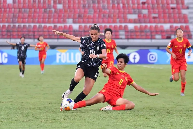 Thần đồng Casey Phair tỏa sáng đúng lúc giúp U17 nữ Hàn Quốc có vé dự World Cup - Ảnh: internet