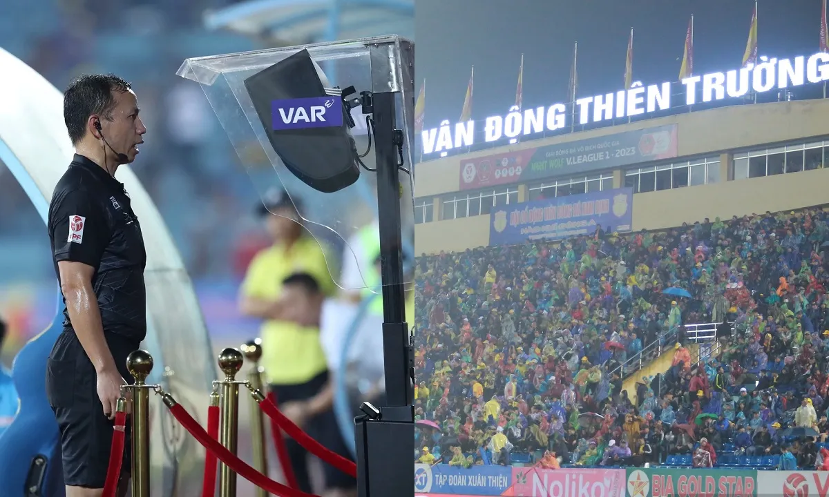 VAR áp dụng tại điểm nóng sân Thiên Trường và Hàng Đẫy vòng 20 V-League 2023/2024