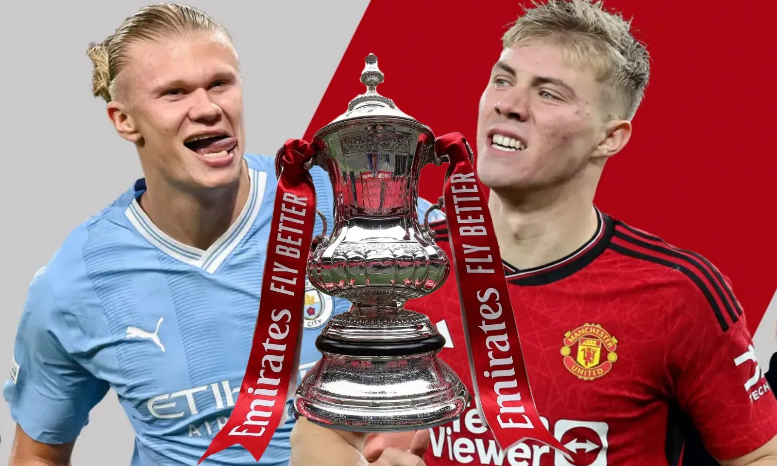 4 điểm nóng Chung kết FA Cup Man City vs MU: Haaland đấu súng Hojlund | Hy vọng cuối cùng chặn Rodri