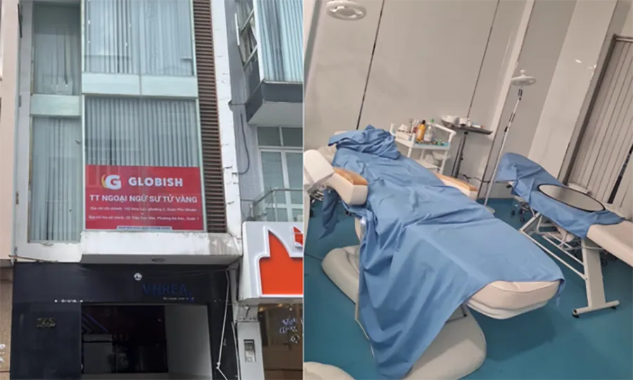 Cơ sở đào tạo thẩm mỹ trái phép cố thủ không hợp tác với lực lượng chức năng