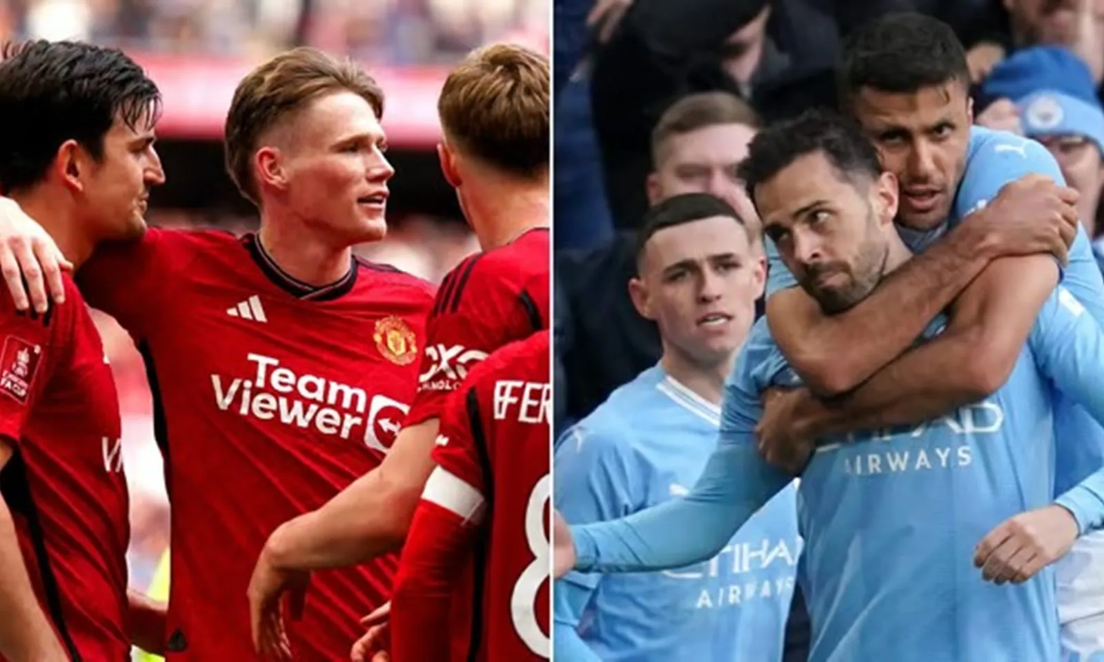 Lịch sử đối đầu MU vs Man City tại FA Cup