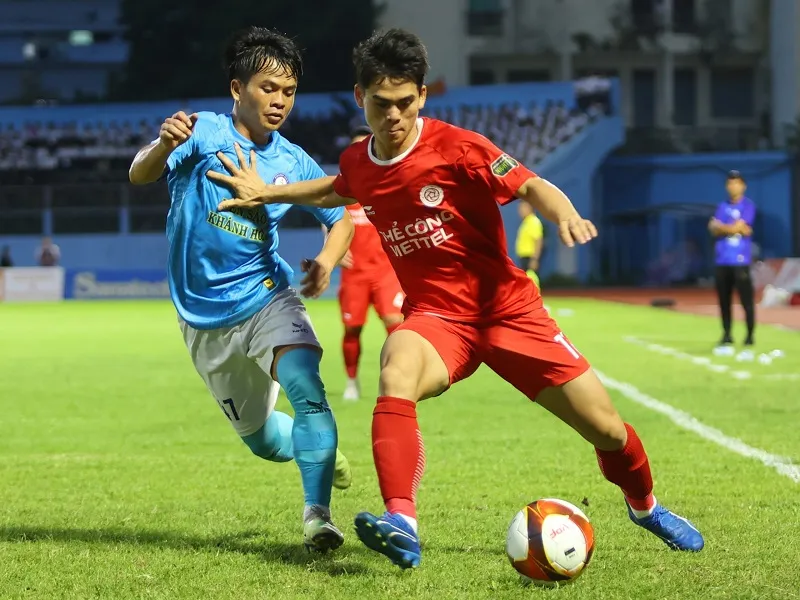 CLB Khánh Hòa thua tối thiểu trước Viettel tại vòng 20 V-League 2023/24 - Ảnh: internet