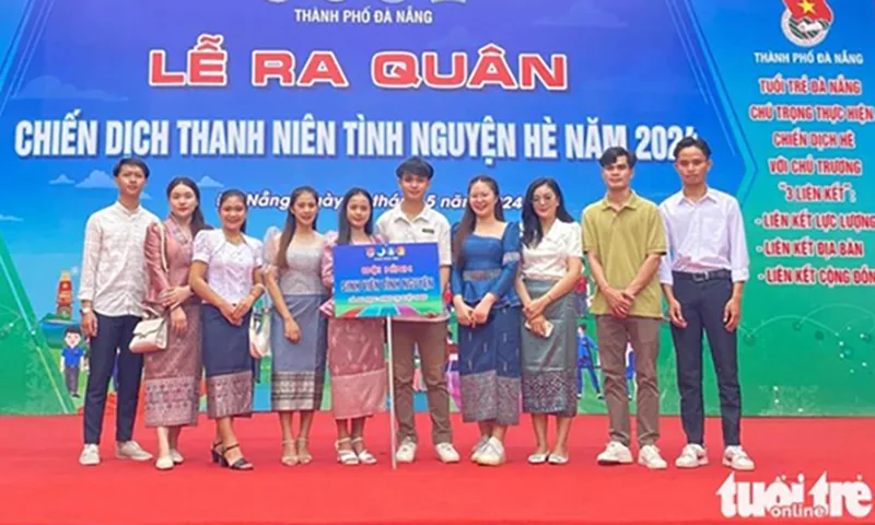 Đà Nẵng có đội tình nguyện là du học sinh tại Việt Nam