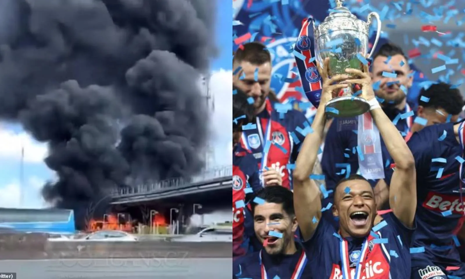 Kinh hoàng cảnh tượng bạo loạn tại Chung kết Cúp quốc gia Pháp