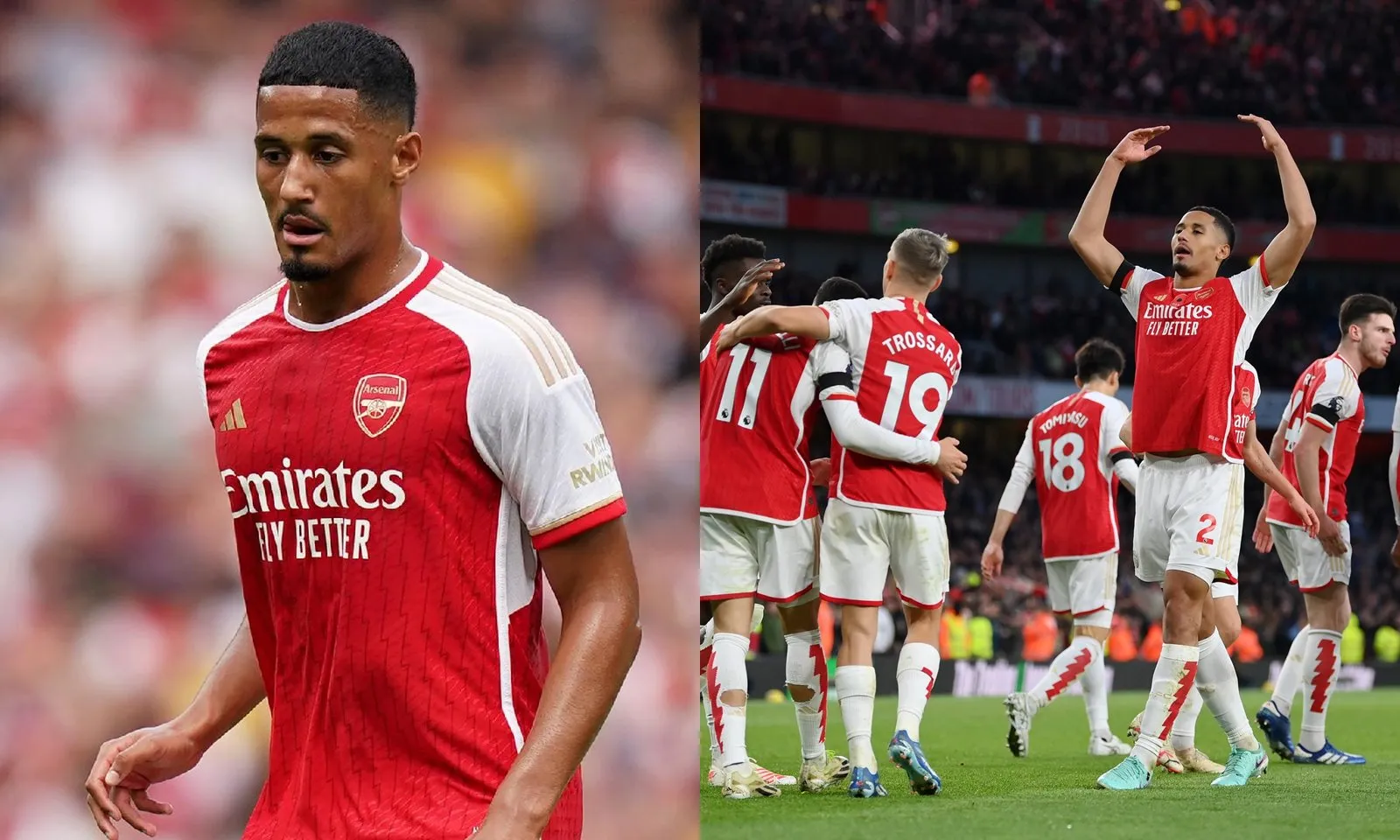 William Saliba tin ngày Arsenal thống trị Ngoại hạng Anh đang tới gần 