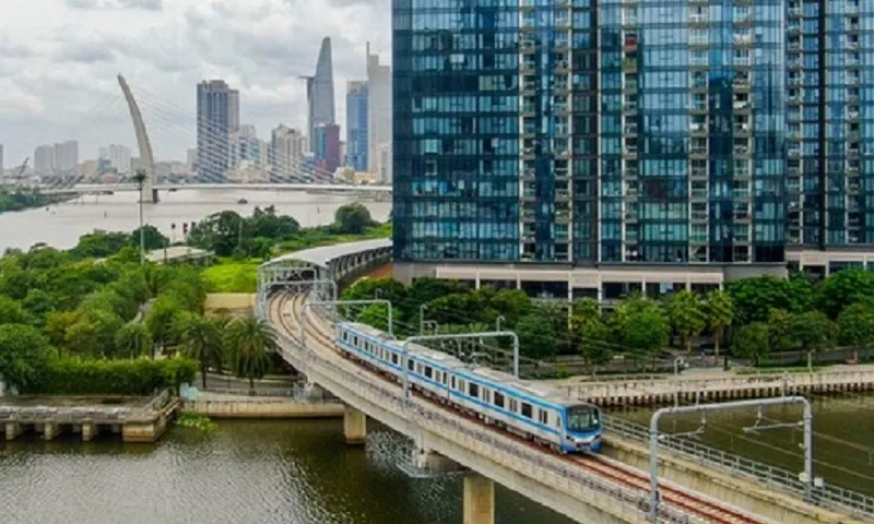 Metro số 1: Khối lượng thực hiện toàn dự án đạt khoảng 98%