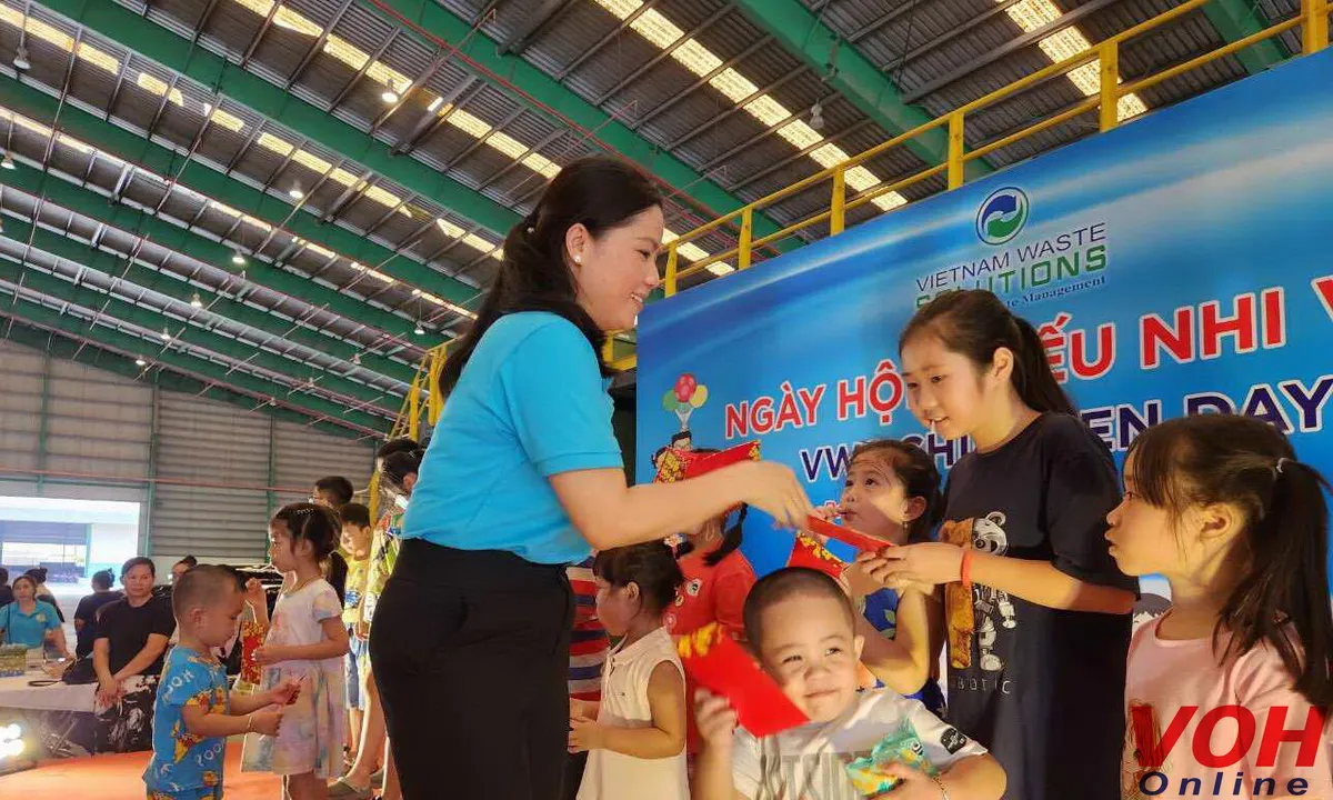 Công ty VWS chăm lo cho thiếu nhi nhân 1/6