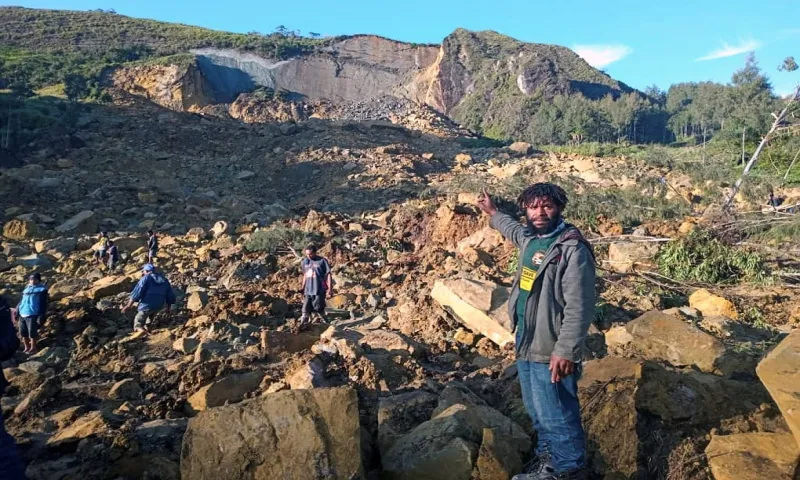 Lở đất ở Papua New Guinea, hơn 300 người bị vùi lấp