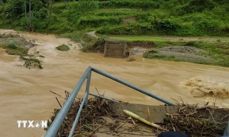 Mưa lớn kéo dài tại Cao Bằng và Lào Cai, nhiều vùng chịu thiệt hại