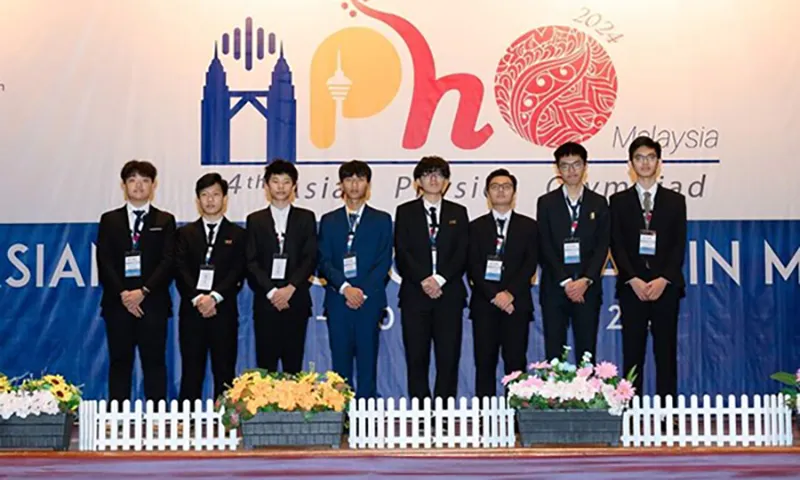 Tuyển học sinh Việt Nam giành 1 vàng, 1 bạc, 6 huy chương đồng giải Olympic vật lý châu Á