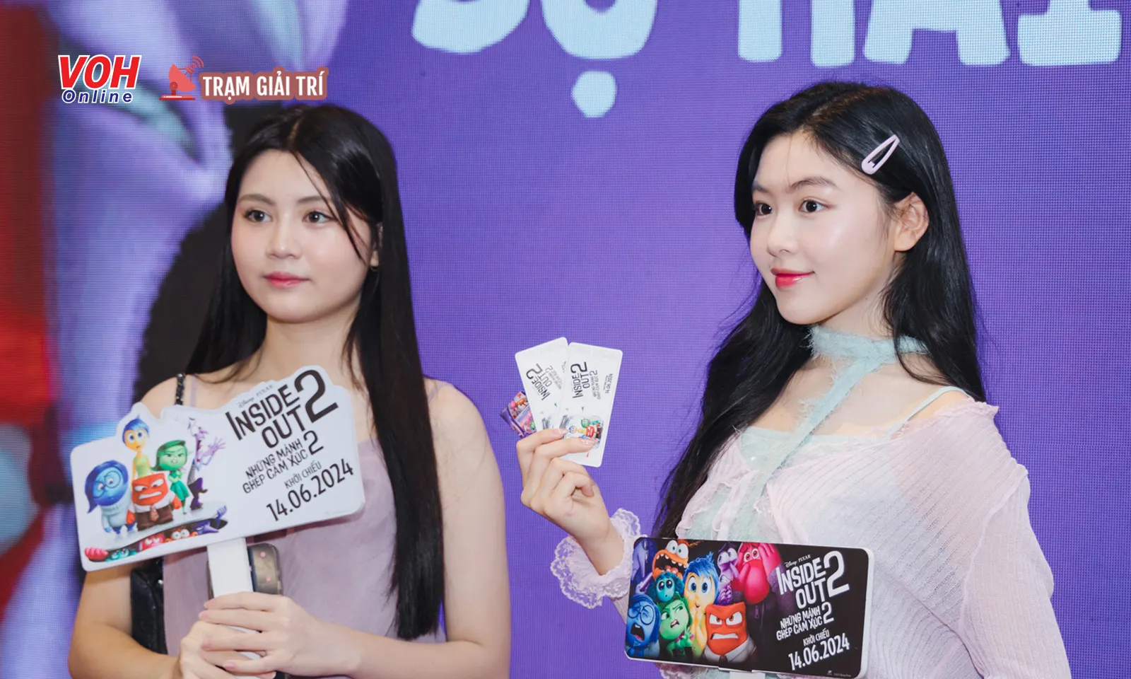 Hai ái nữ nhà Quyền Linh chiếm trọn spotlight buổi ra mắt Insite Out 2