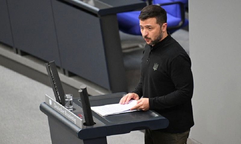 Tổng thống Ukraine Zelensky phát biểu ở Quốc hội Đức bị nhiều nghị sĩ tẩy chay