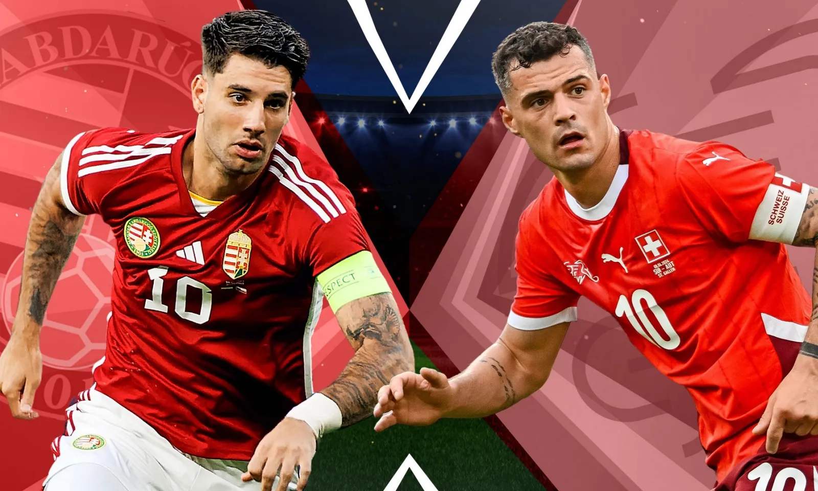 Nhận định Hungary vs Thụy Sĩ (20h, 15/6): Xhaka không dễ bắt nạt Szoboszlai 