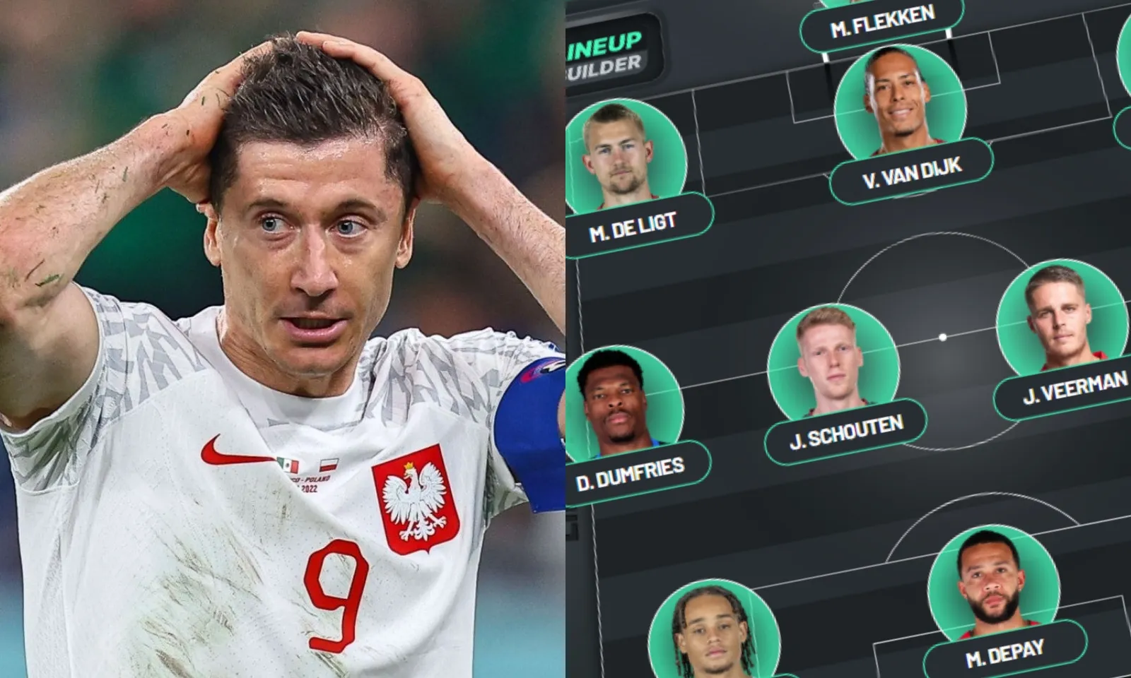 Đội hình dự kiến Ba Lan vs Hà Lan: Đại bàng mất móng vuốt Lewandowski | Phương án thay De Jong