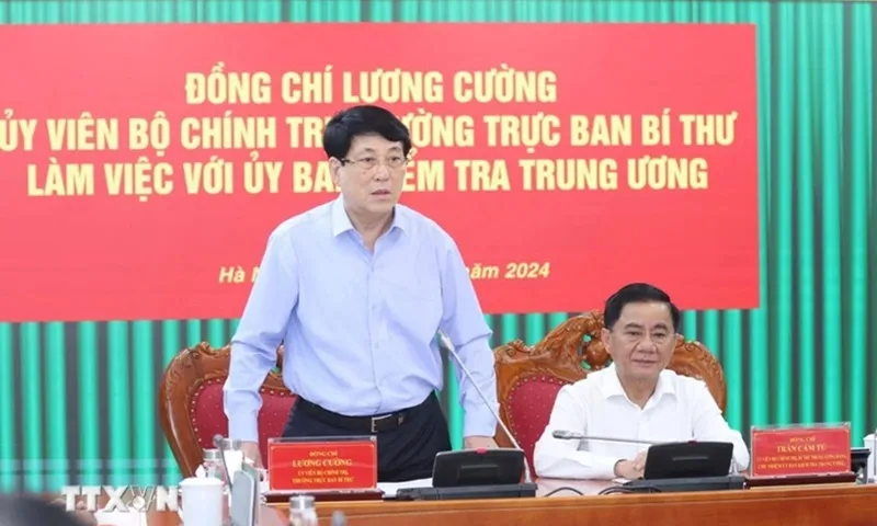 Thường trực Ban Bí thư: Kiểm tra tập trung vào những nơi có vấn đề phức tạp, điểm nóng