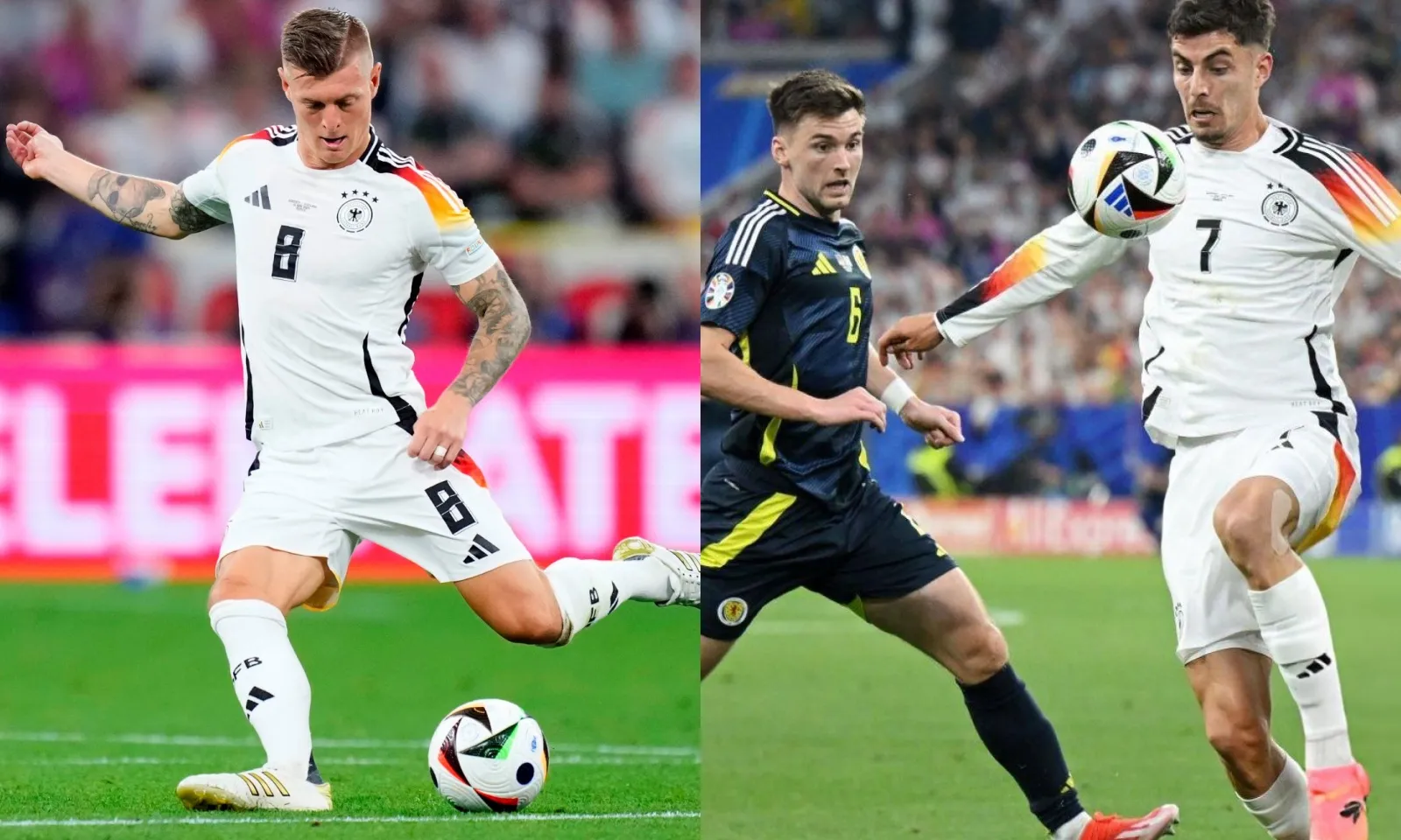 6 điểm nhấn Đức 5-1 Scotland: Đẳng cấp Toni Kroos | Arsenal chia nửa buồn vui