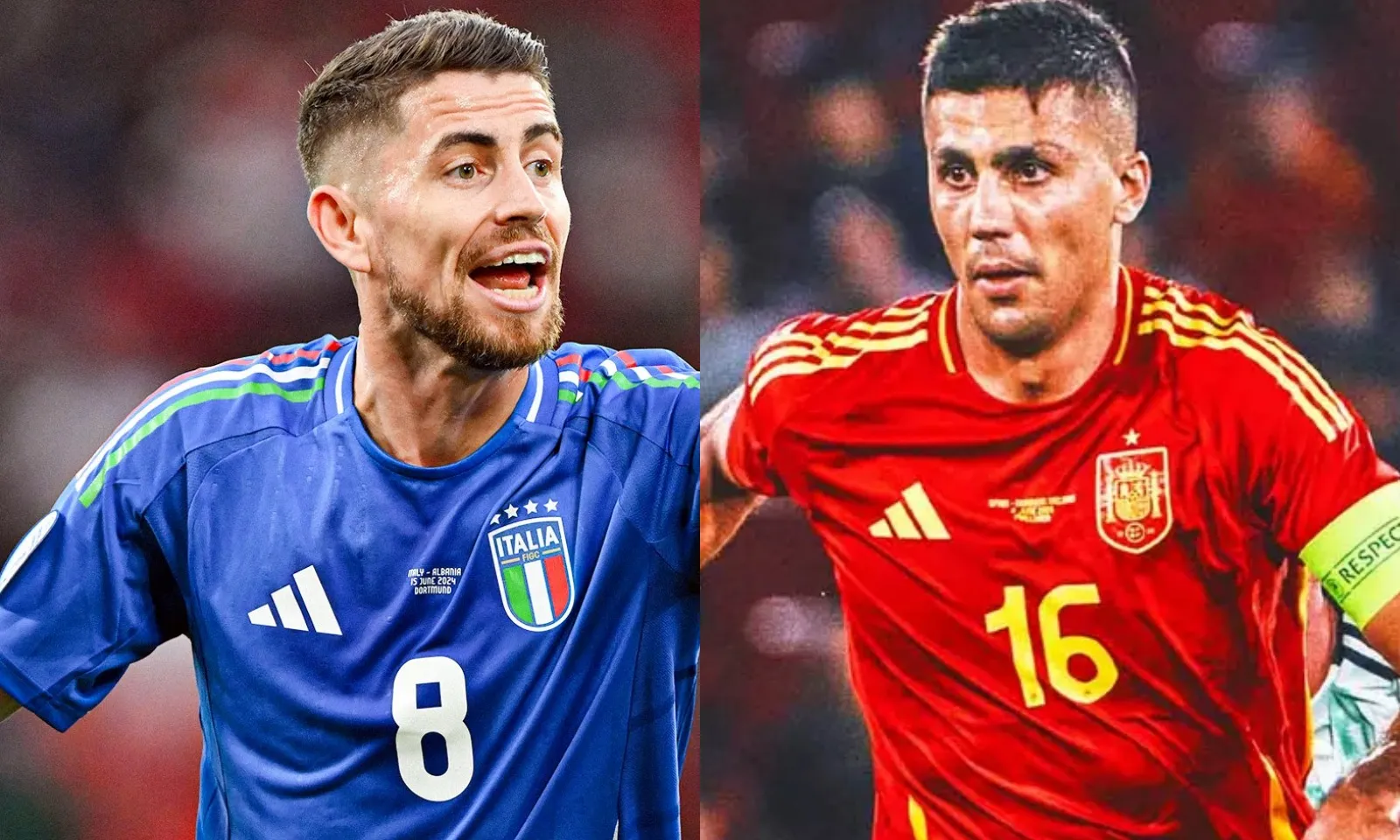 Chuyển động EURO 16/6: Bậc thầy chuyền bóng Jorginho | Luật mới cứu Rodri khỏi thẻ đỏ 