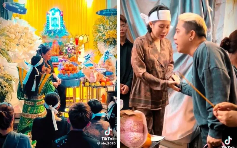 Tang lễ diễn viên Hồng Hải_ Vợ trẻ nghẹn ngào, Quách Ngọc Tuyên đến tiễn chặng đường cuối 2