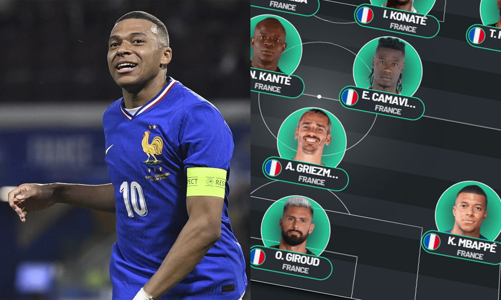 Đội hình dự kiến Áo vs Pháp: Đầu tàu Mbappe | Kante trở lại