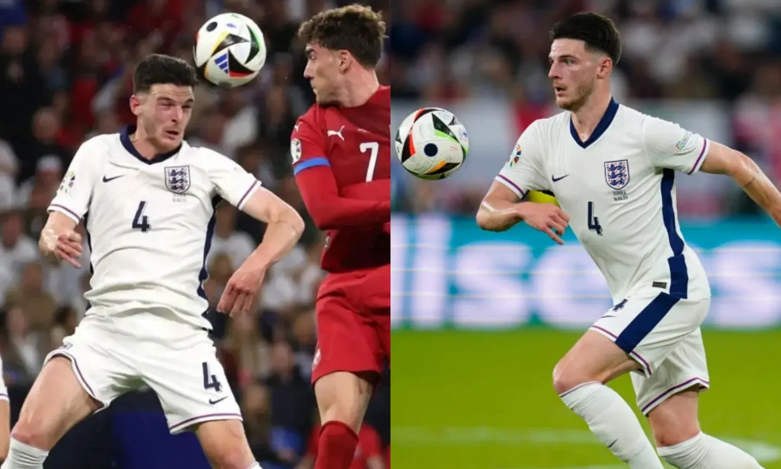 Declan Rice giày xéo Serbia, đạt cột mốc vô đối EURO 2024