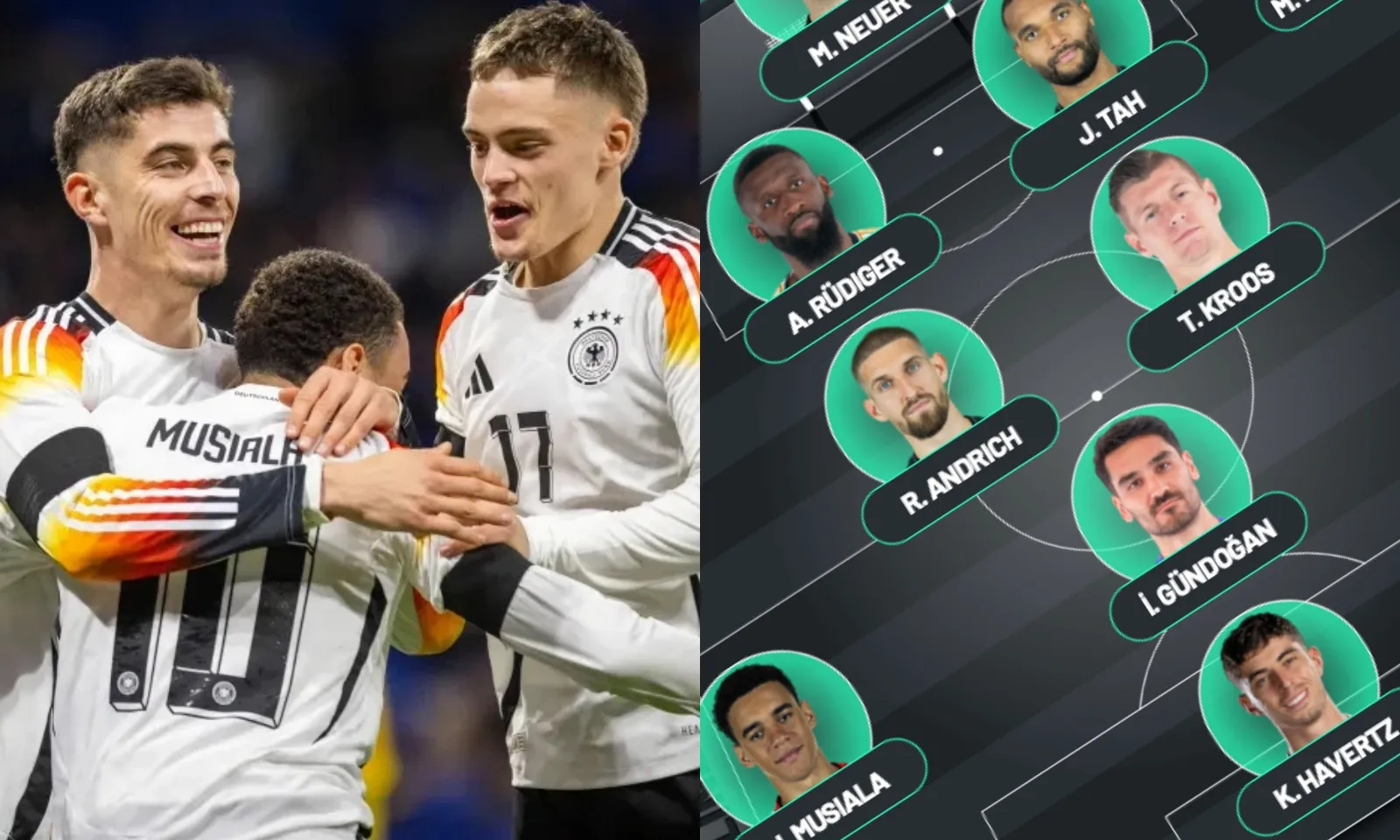Đội hình dự kiến Đức vs Hungary: Tam tấu W-H-M đáng sợ | Kroos đụng độ Szoboszlai