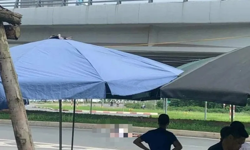 Nạn nhân tử vong sau khi nhảy xuống  Ảnh: người dân cung cấp