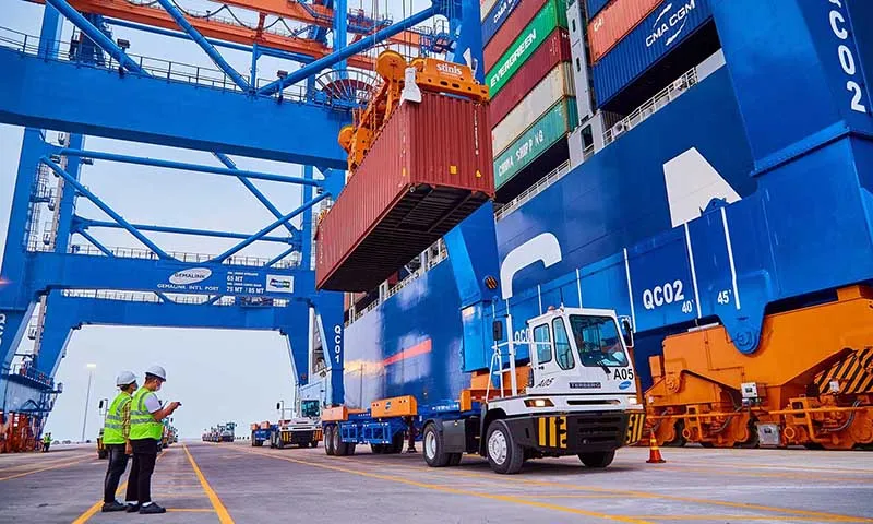 Giá cước vận tải container đường biển tăng trở lại