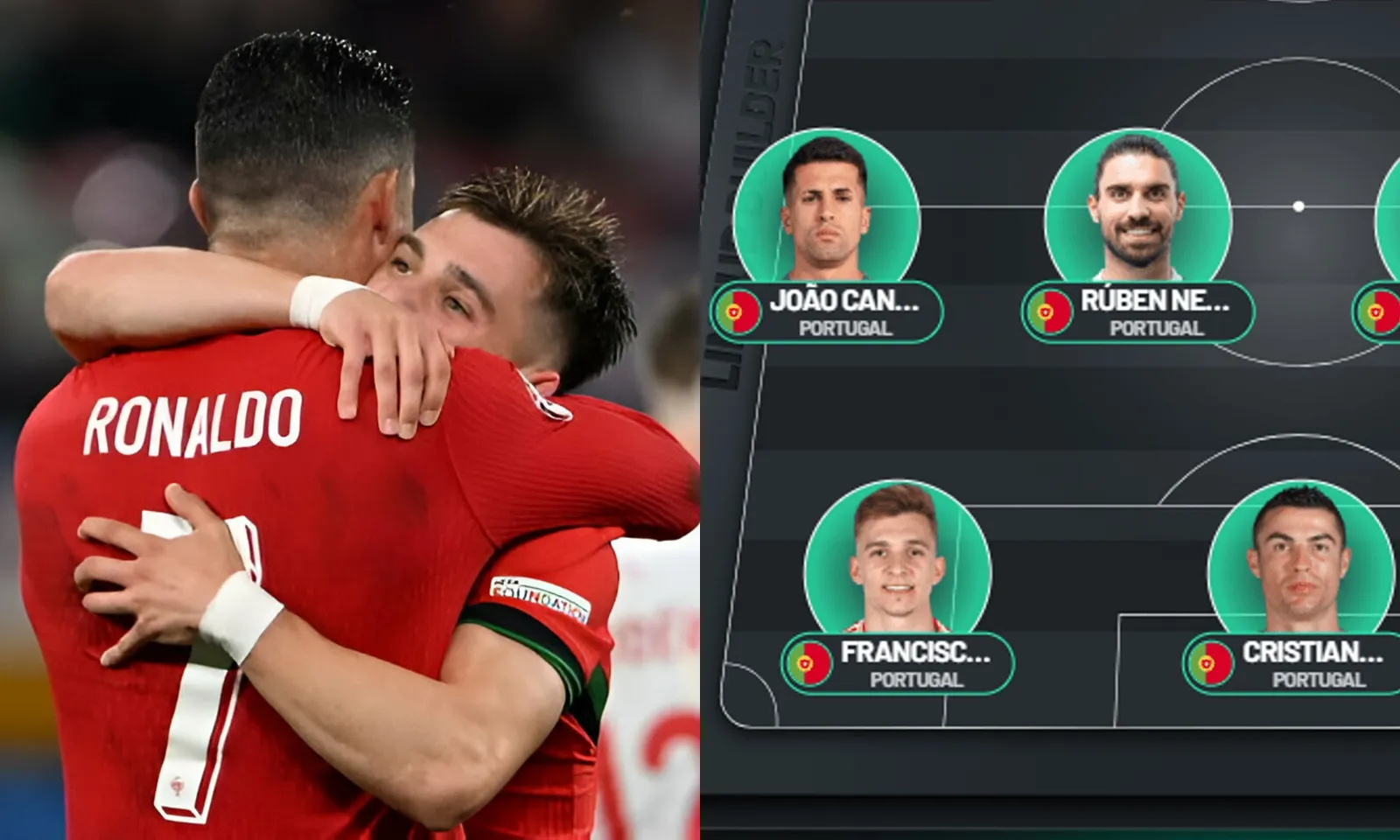 Đội hình dự kiến Thổ Nhĩ Kỳ vs Bồ Đào Nha: Đầu tàu Ronaldo | Đôi cánh biến hóa