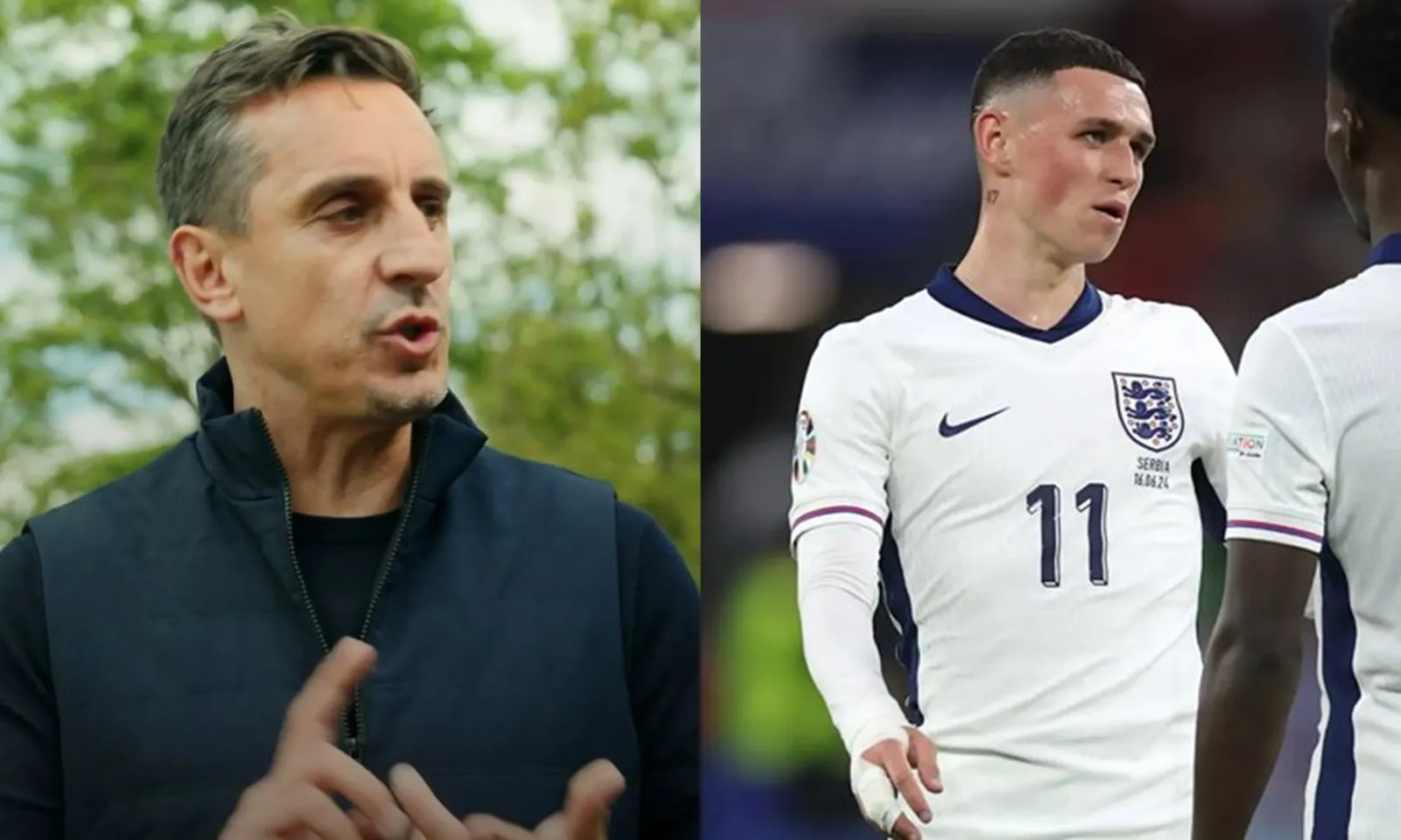 Gary Neville bảo vệ trụ cột Man City: “Tuyển Anh cần cậu ấy để vô địch EURO 2024” 