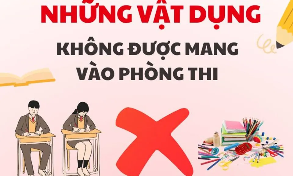 Thi tốt nghiệp THPT 2024: Mang vật này vào phòng thi, thí sinh bị trượt tốt nghiệp ngay lập tức!