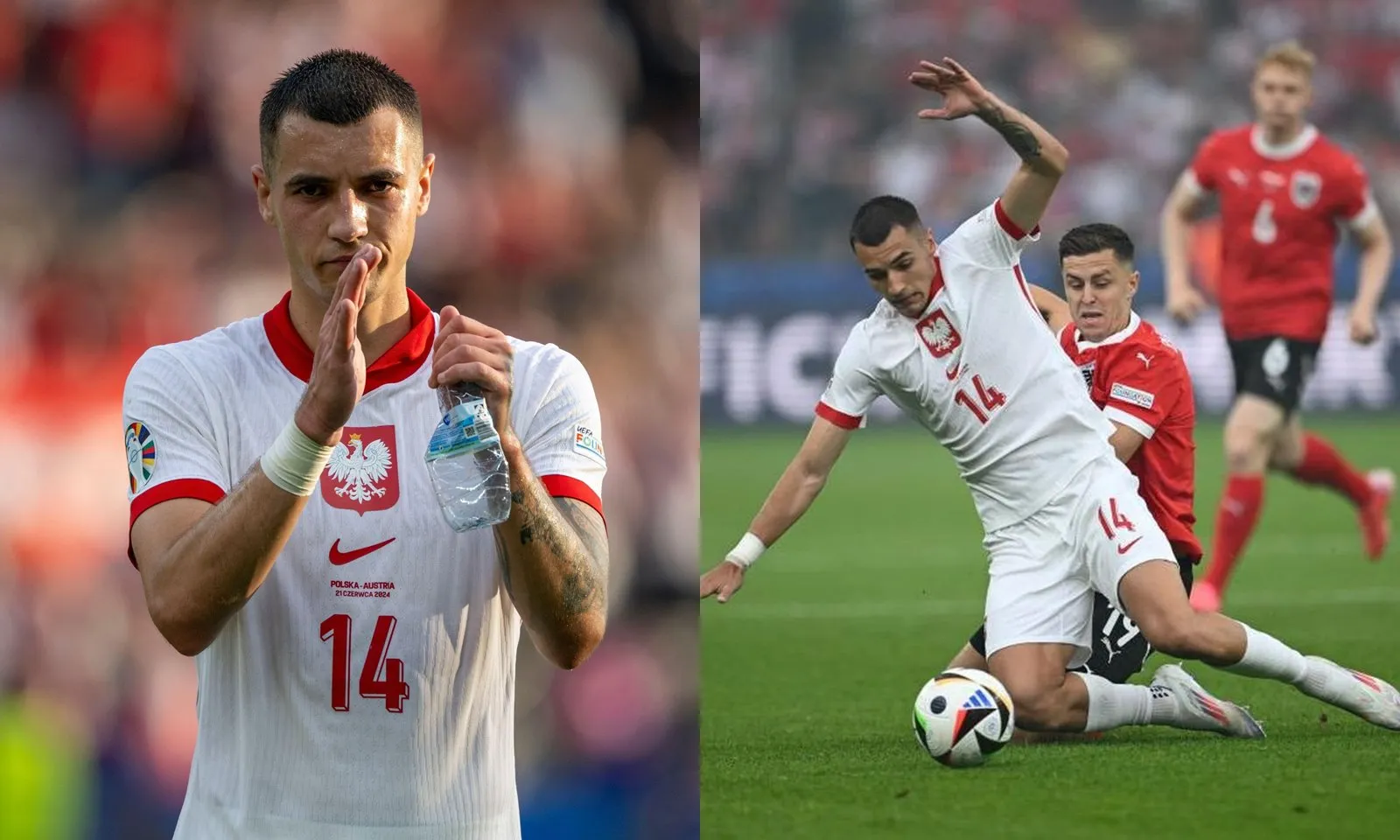 Jakub Kiwior bất lực níu kéo tuyển Ba Lan ở lại EURO 2024