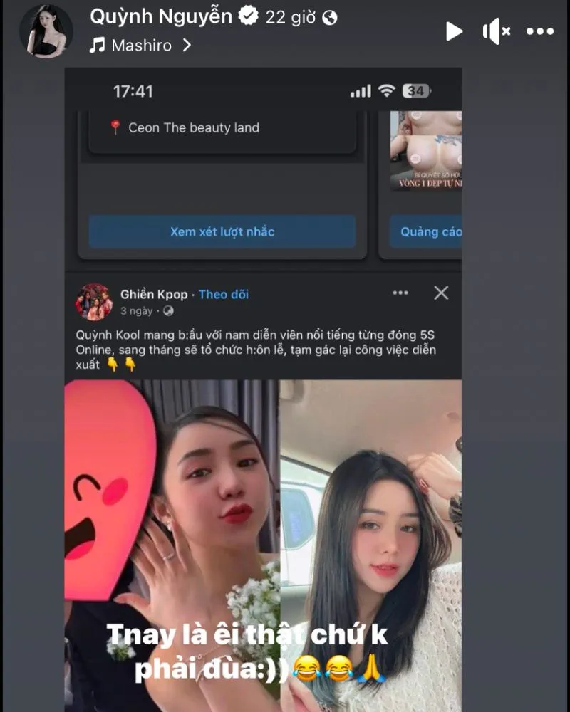 Quỳnh Kool phản ứng như thế nào với tin  mang thai và chuẩn bị kết hôn với B Trần 6