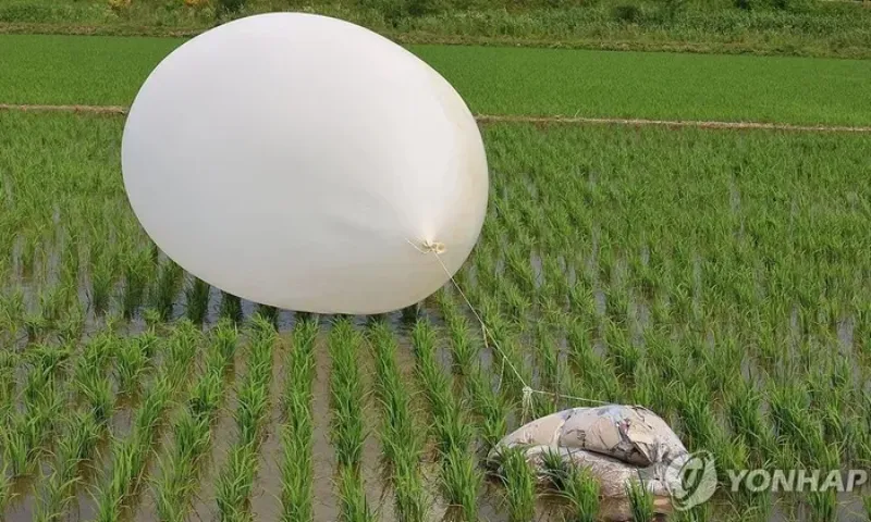 Triều Tiên thả thêm bóng bay chở rác sang Hàn Quốc 